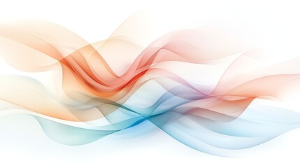 Abstract colorful wave design with soft, flowing curves and a blend of pastel hues. Ideal for backgrounds, presentations, and creative projects seeking a modern, dynamic look.