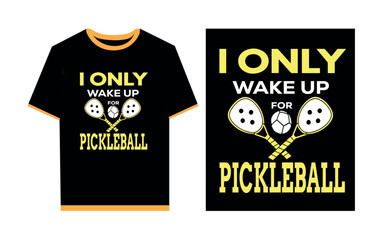 Pickleball Tshirt Design or Pickleball poster Design