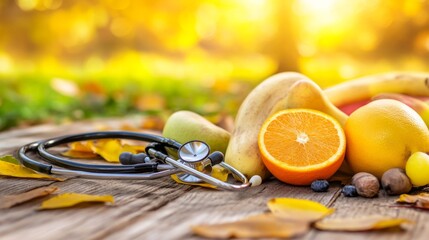 Fresh Choices for Healthy Lifestyle in Warm Light