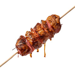 Meat Skewer, shish kebab on a skewer