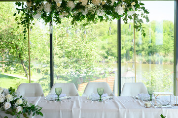 Wedding decor. Wedding decorations. Wedding ceremony