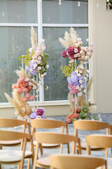 Wedding decor. Wedding decorations. Wedding ceremony