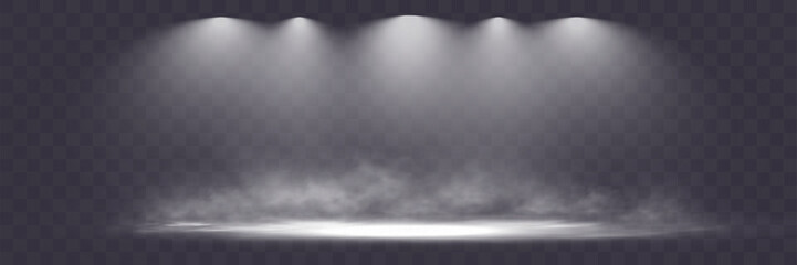 	
Empty spotlight stage with dark gradient background and bright beams of light illuminating the center. Suitable for presentations, performances, or dramatic effects.