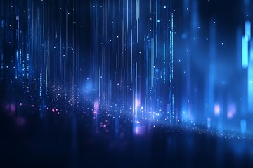 Abstract Blue Pink Luminous Light Background