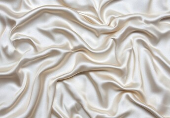 Fototapeta premium 美しい光沢のあるサテン生地が優雅に広がる様子を捉えた