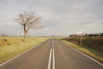 road in the countryside