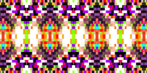 Abstract Geometric Pattern Texture For Fabric, Carpet, Wallpaper, Clothing Concept