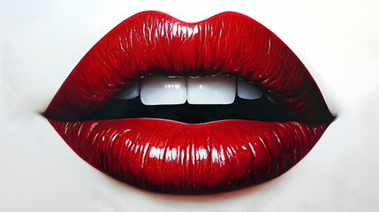 red lips isolated on white heart shaped book background valentine day 14th February 2025 with rose flower gift love and heart affair romance and romantic