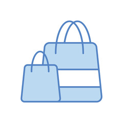 Shopping Bags icon vector
