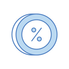 Percentage Symbols icon vector