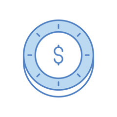 Dollar Signs icon vector