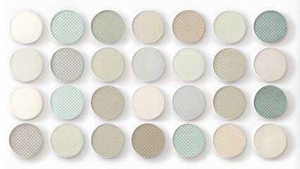 Minimalist Circle Grid Design for Modern Spaces and Websites