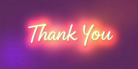 Vibrant thank you message displayed prominently, celebrating an event dedicated to appreciation and gratitude, set against a colorful background