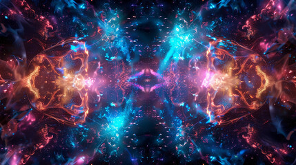 Obraz premium A detailed, intricate network of neural connections in the human brain. The image should depict glowing neurons connected by delicate synapses, with electrical impulses traveling between them