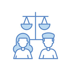 Civil Law vector icon