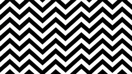 Timeless Classic Monochrome Chevron Design with Bold Zigzags for Minimalist Aesthetics and Modern Packaging
