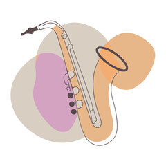  saxophone vector illustration