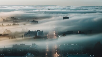 Obraz premium The Effects of Urban Air Pollution: Challenges and Solutions