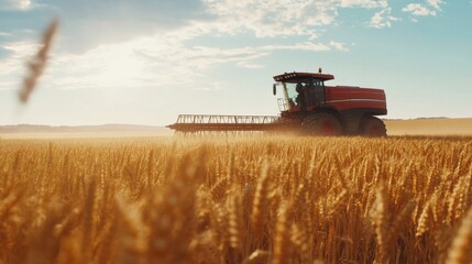 Fototapeta premium Modern Farming Technology Under Soft Natural Light