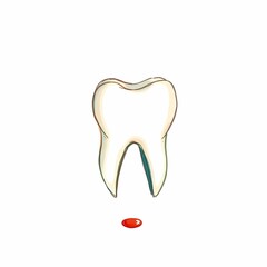 Tooth and Blood in Simple Sketch