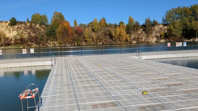 Swimming pools, reservoir Balaton. Trzebinia, Poland.