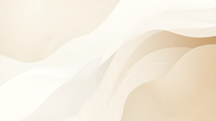Abstract Beige and White Wave Design