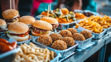 Fototapeta premium Modern Appetizer Display in Natural Lighting