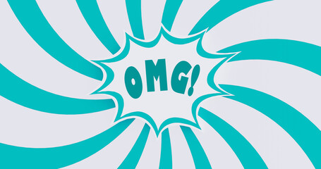 Comic swirl background. Swirl radial pattern or abstract sunburst wallpaper. Vertigo pattern. Abstract rays, illustration