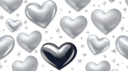 Heartfelt emotions display abstract design graphic art modern aesthetic close-up love and connection theme