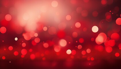 red bokeh background