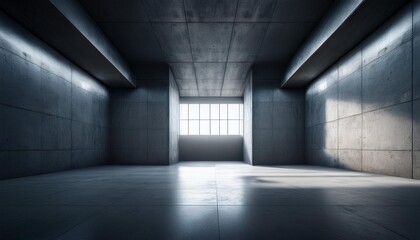 empty room with a window