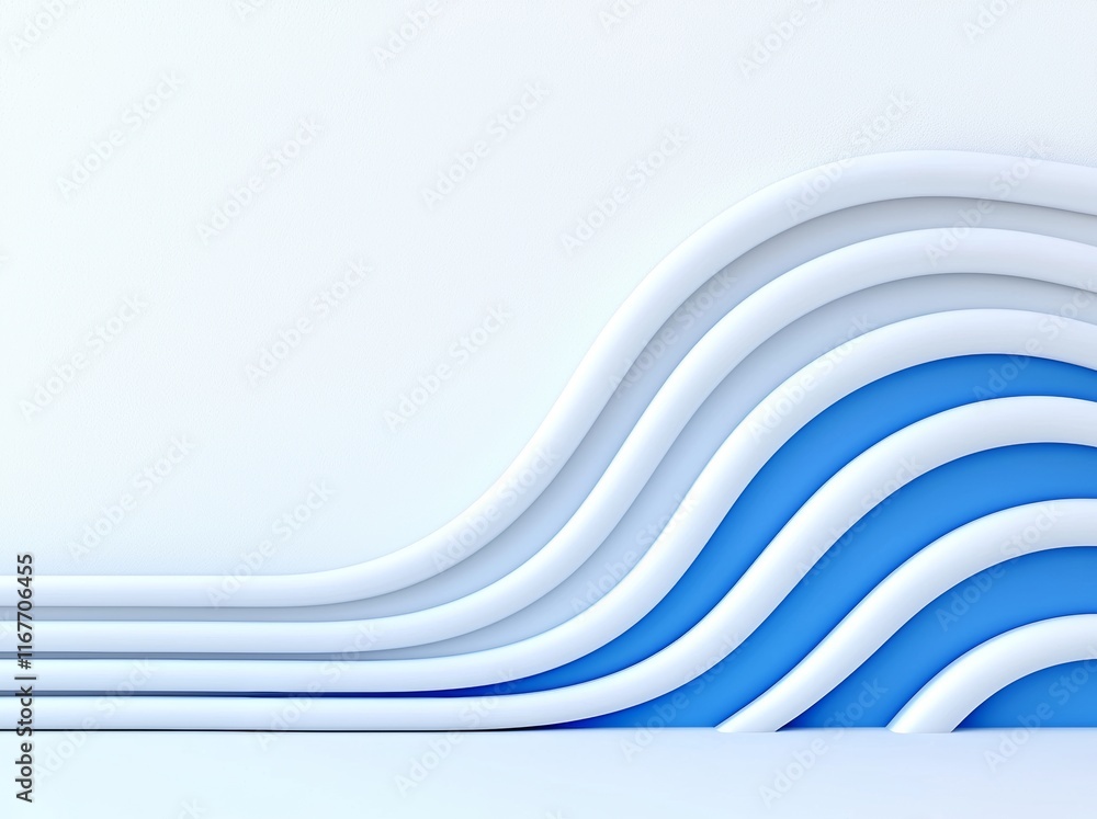 Poster white pattern space abstract, future design architecture perspective.