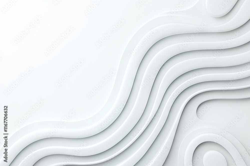Poster a contemporary building design featuring a circular background and white architectural elements.