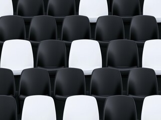 Naklejka premium A contemporary structure showcases an abstract wave design on its exterior facade.