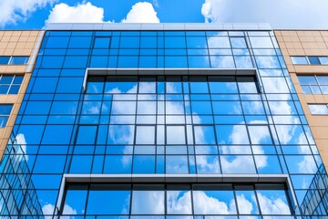 Obraz premium The influence of architecture on contemporary office buildings.