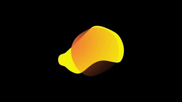 Abstract blob shape gradient 4k animation on black background
abstract technology or biotech or science gradient shape hd  animation on black background blue, orange, purple, green, or red gradients