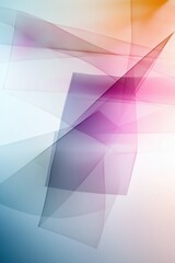 Fototapeta premium A colorful abstract image with a purple and blue background. The image is made up of many different shapes and lines, creating a sense of movement and energy