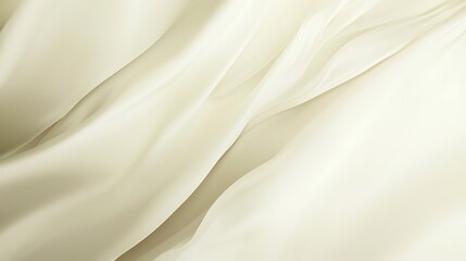 Fototapeta premium Creamy Beige Fabric Draped in Soft Folds