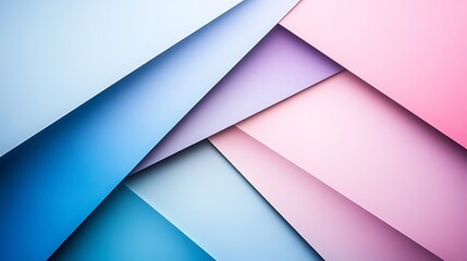 Obraz premium Abstract pastel color paper geometric design