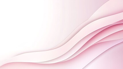 Obraz premium Abstract Pink Wave Design Soft Gradient Background