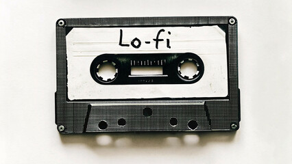 Obraz premium Vintage halftone lo-fi tape