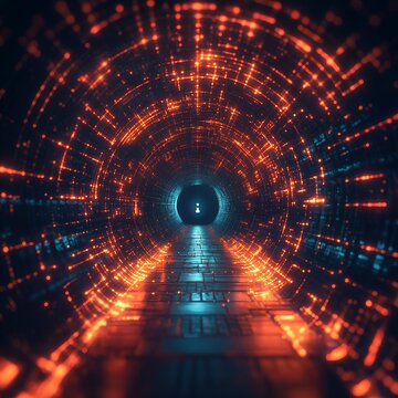 VPN Network Security Concept Diagram