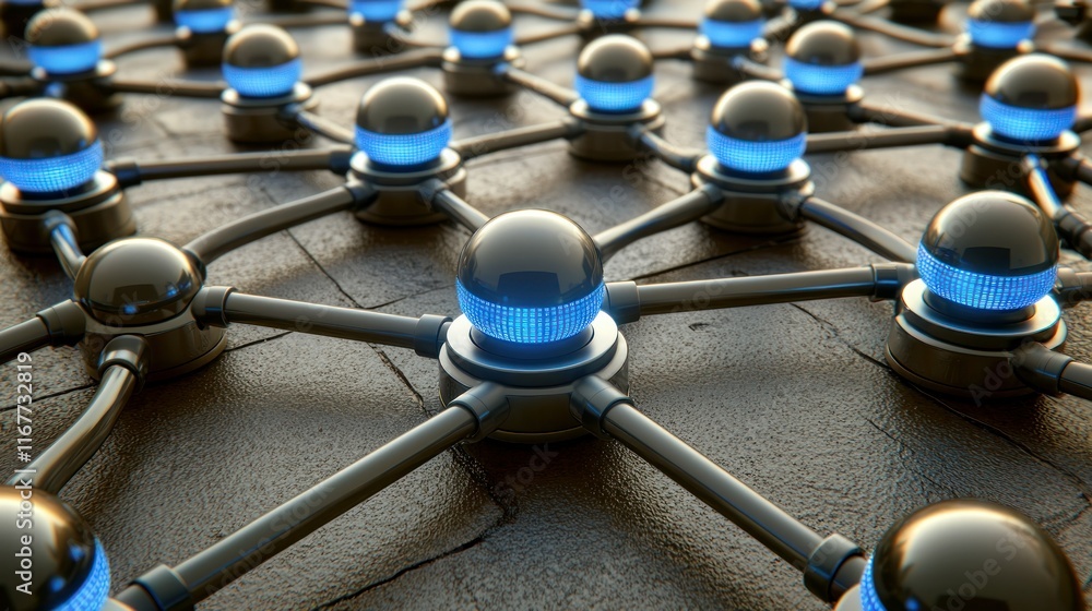 Poster network connections: a visual representation of interconnectivity