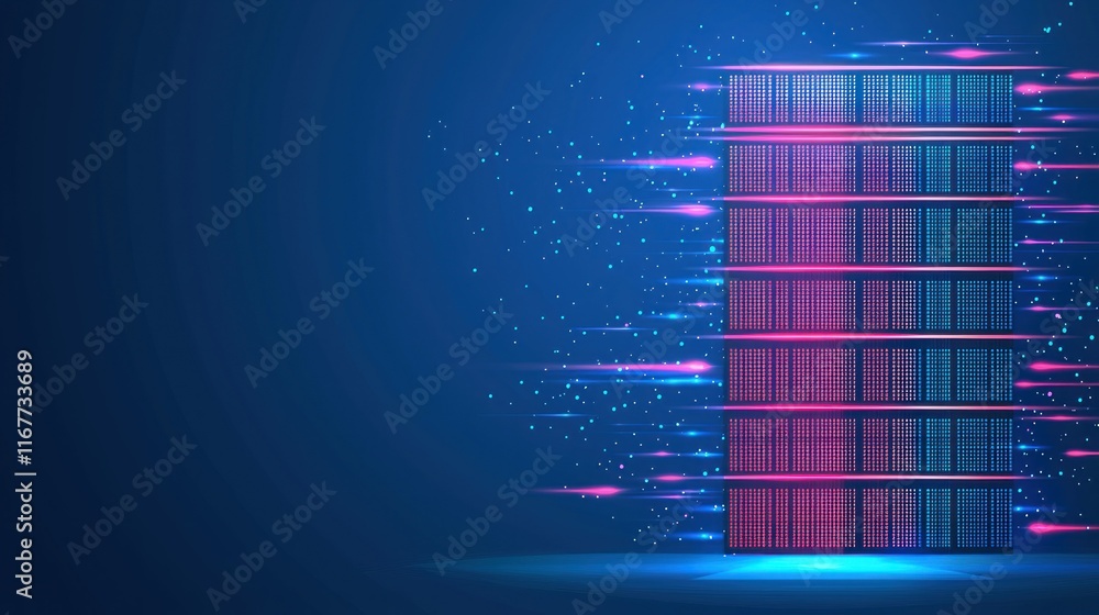 Poster abstract data server: high-speed digital information flow