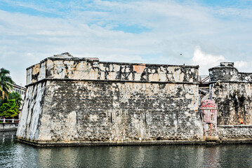 wall in san juan de ulua veracruz 