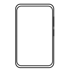 modern phone vector design with a minimalistic style
