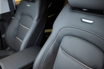 Discover the Stylish Car Interior with Premium Leather Seats for elegance and comfort