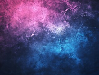 Obraz premium abstract glowing gradient blue and pink with dark noise background texture for a cover design 
