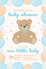 baby shower invitation boy