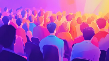 Marketing meetup abstract concept vector illustration. Marketing conference, digital meetup, sharing experience, business internet forum, social networking, b2b market meeting abstract metaphor.